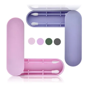 New 2Pcs Zero-waste Reusable Swab Set Cotton Swabs Cosmetic Silicone Buds Sticks Soft Ear Cleaning Double-headed Makeup Tools
New 2Pcs Zero-waste Reusable Swab Set Cotton Swabs Cosmetic Silicone Buds Sticks Soft Ear Cleaning Double-headed Makeup Tools