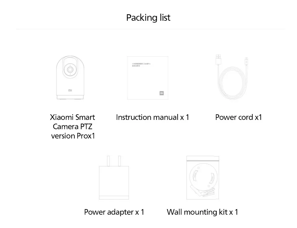 Newest Xiaomi mijia AI Smart IP Camera Ptz Pro 1296P HD Pixels 360 ° AI Monitoring 2.4GHz 5GHz WiFi For MI Home App (10)