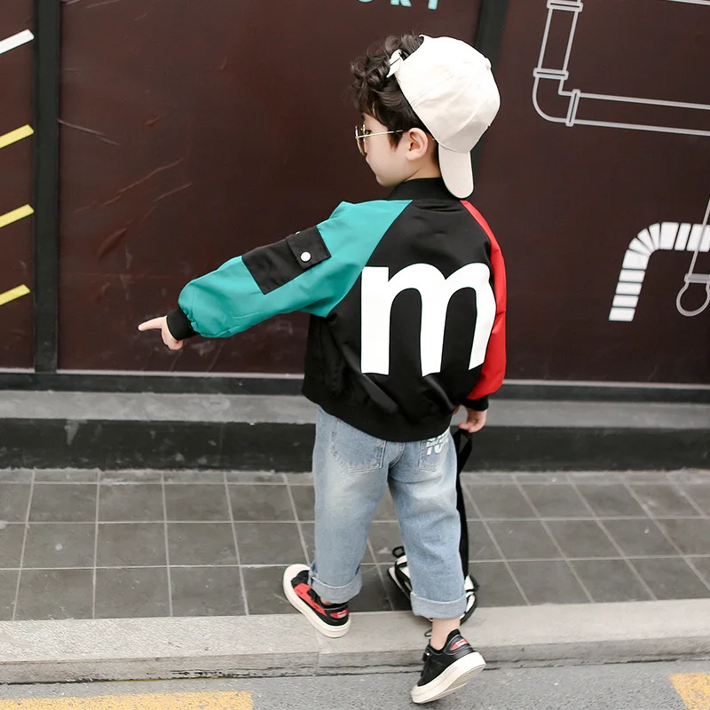 Childrenswear BOY'S 2019 Spring And Autumn Children Korean-style Trend Tops M Lettered Jacket Clothes
Childrenswear BOY'S 2019 Spring And Autumn Children Korean-style Trend Tops M Lettered Jacket Clothes