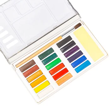 1 Set Quick-drying No Fading Professional Non-toxic 18 Colors Watercolor Paint Set for Students Arts Artists Kids Teachers Craft
1 Set Quick-drying No Fading Professional Non-toxic 18 Colors Watercolor Paint Set for Students Arts Artists Kids Teachers Craft