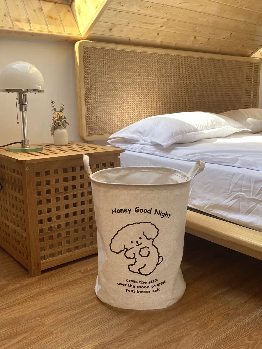 Cartoon Cute Storage Bucket Fabric Organizing Basket Cotton and Linen Waterproof Dormitory Bedroom Home Bear Laundry Basket
Cartoon Cute Storage Bucket Fabric Organizing Basket Cotton and Linen Waterproof Dormitory Bedroom Home Bear Laundry Basket