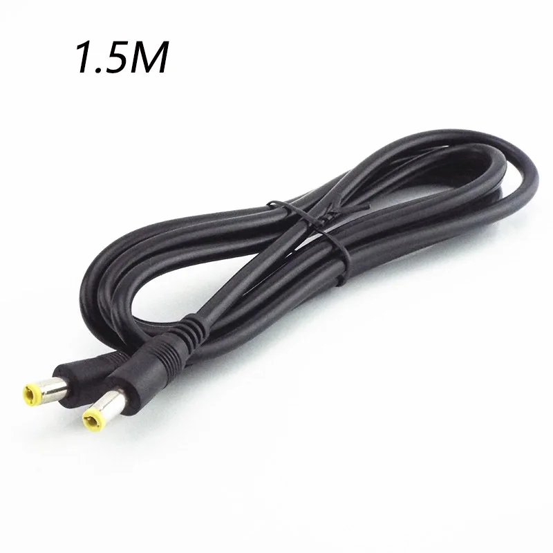 Description Picture 4 of item12V Male To Male Power DC Power Cord Adapter Extension Cable 0.5m 1.5m 3m CCTV Camera Extend Wire 5.5*2.5mm Plug Supply