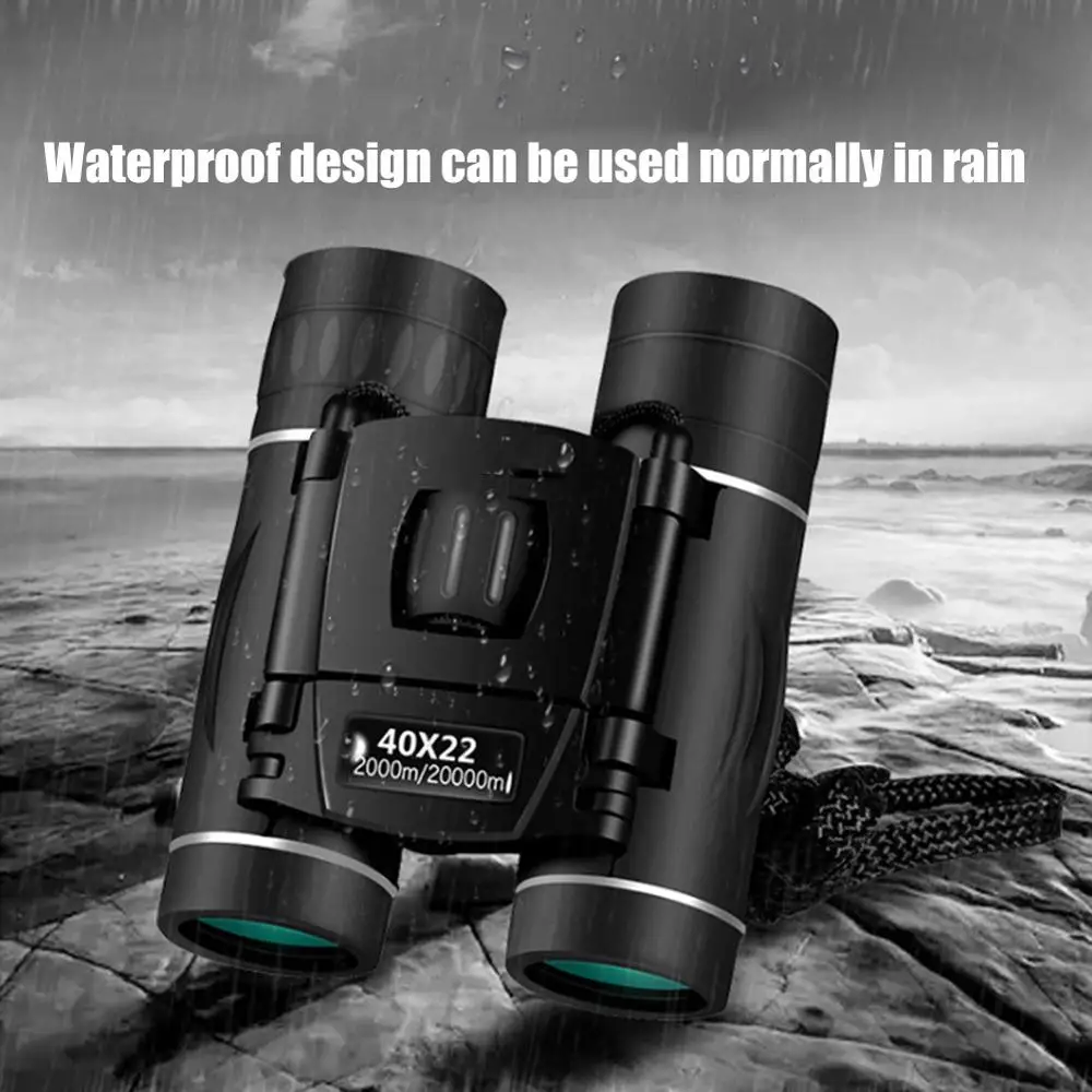 Zoom Telescope 40x22 Folding Binoculars with Low Light Night Vision for outdoor bird watching travelling hunting camping 2000m A
Zoom Telescope 40x22 Folding Binoculars with Low Light Night Vision for outdoor bird watching travelling hunting camping 2000m A
