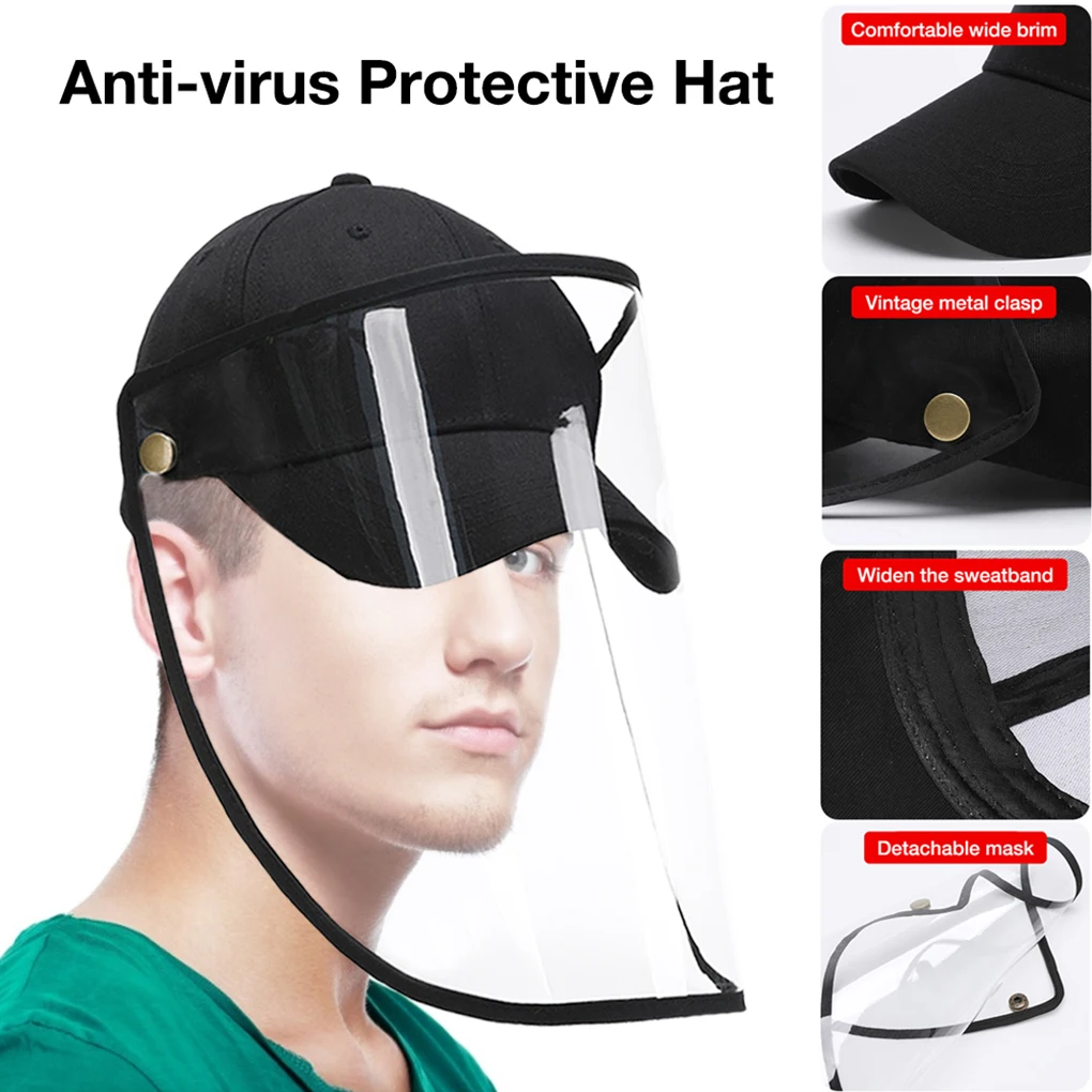 Windproof Dustproof Hat Full Face Protection Detachable Shield Screen Mask Anti-Dust Protective mask Safety Mask
Windproof Dustproof Hat Full Face Protection Detachable Shield Screen Mask Anti-Dust Protective mask Safety Mask