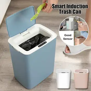 14L Smart Trash Can Automatic Infrared Sensor Dustbin Home Garbage Bin White Home Intelligent Electric Garbage
14L Smart Trash Can Automatic Infrared Sensor Dustbin Home Garbage Bin White Home Intelligent Electric Garbage