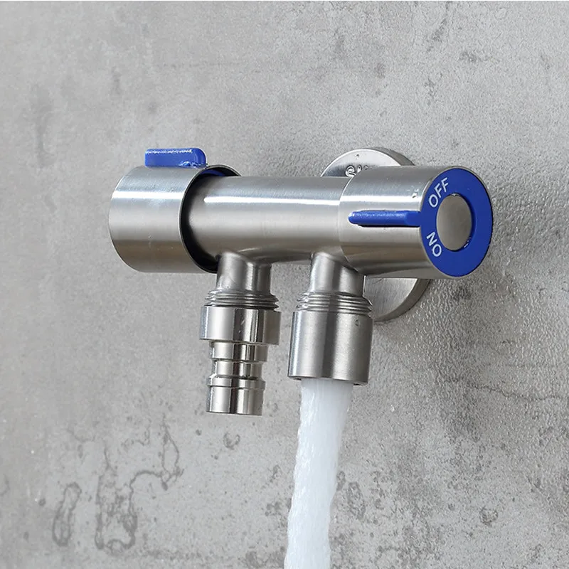 304 нержавеющая сталь Многофункциональная стиральная машина кран двойной переключатель двойной контроль Швабра бассейна кран Одной холодной