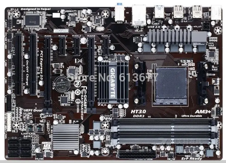 Материнская плата GA-970A-DS3P Socket AM3/AM3 + DDR3 970A-DS3P 32 ГБ 970 | Компьютеры и офис