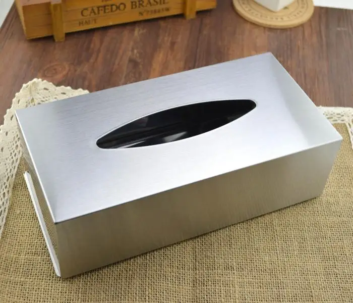 Top Grade Stainless Steel Rectangular Tissue Box Convenient Paper Extraction Box Napkin Box Sanding Bathroom Wall Tissue Box
Top Grade Stainless Steel Rectangular Tissue Box Convenient Paper Extraction Box Napkin Box Sanding Bathroom Wall Tissue Box