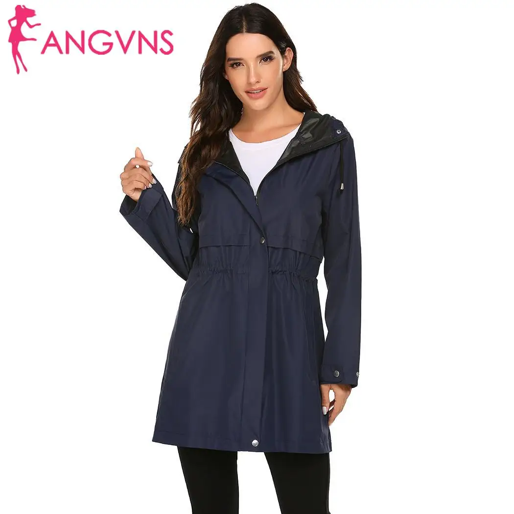 Women Casual Hooded Long Sleeve Solid Spring/Fall Windbreaker Zipper, Button Hip Length Drawstring Raincoat
Women Casual Hooded Long Sleeve Solid Spring/Fall Windbreaker Zipper, Button Hip Length Drawstring Raincoat