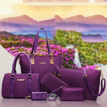 6 Pcs / Set Fashion Women Composite Bags PU Leather Diamond Lattice Print Women Handbag Shoulder Bag Wallets Purse Key Bag Set
6 Pcs / Set Fashion Women Composite Bags PU Leather Diamond Lattice Print Women Handbag Shoulder Bag Wallets Purse Key Bag Set