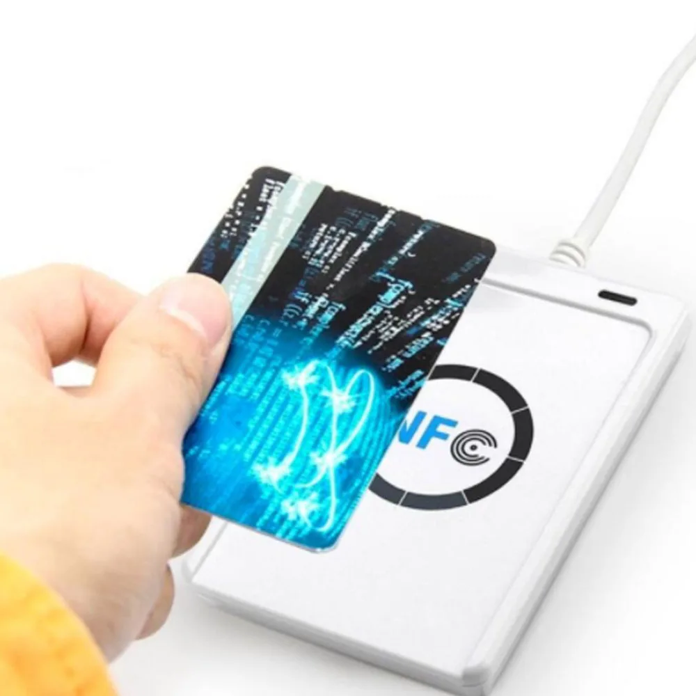 

ACR122U NFC RFID Smart Card Reader Writer Copier Duplicator Writable Clone Software USB for ISO14443 Protocol S50