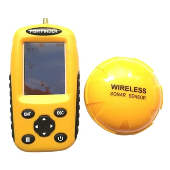 USB Rechargeable Viewing Portable Wireless Sonar Sensor Depth Locator Outdoor Tools Water Temperature Fish Finder Attractor ABS
USB Rechargeable Viewing Portable Wireless Sonar Sensor Depth Locator Outdoor Tools Water Temperature Fish Finder Attractor ABS