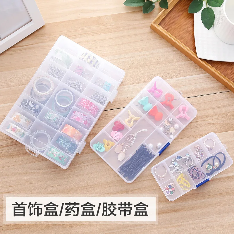 Multi-part Hardware parts Seperated Box with Lid Fixed Grid Plastic Storage Box Portable Simple Jewelry Seperated Storage Box
Multi-part Hardware parts Seperated Box with Lid Fixed Grid Plastic Storage Box Portable Simple Jewelry Seperated Storage Box