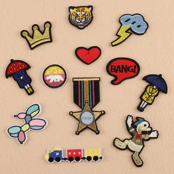 100pcs/lot Embroidery Patches Kids Clothing Girl Crown Tiger Heart Garment Accessories Cute Diy Applique Heat Iron Transfer
100pcs/lot Embroidery Patches Kids Clothing Girl Crown Tiger Heart Garment Accessories Cute Diy Applique Heat Iron Transfer