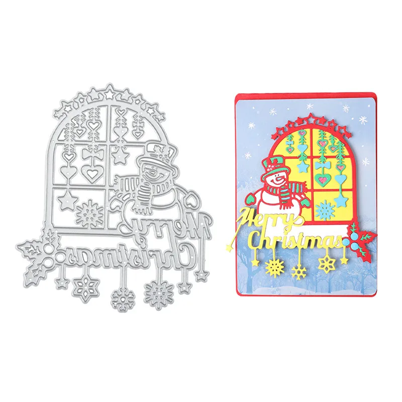 GJCrafts Snowman Sit on Window Metal Cutting Dies Embossing Stencil Scrapbook Christmas Frame Template Punch Paper Crafts New
GJCrafts Snowman Sit on Window Metal Cutting Dies Embossing Stencil Scrapbook Christmas Frame Template Punch Paper Crafts New