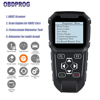 OBDPROG MT401 Professional Mileage Adjustment Tool For Multi-brand Odometer Correction Tool OBD2 Scanner Mileage Change Scanner
OBDPROG MT401 Professional Mileage Adjustment Tool For Multi-brand Odometer Correction Tool OBD2 Scanner Mileage Change Scanner