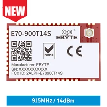 CC1310 ModBus Ebyte E70-900T14S 868MHz 915MHz 14dBm SOC UART DIY Wireless Serial Port Module High-Speed Continuous Transmission
CC1310 ModBus Ebyte E70-900T14S 868MHz 915MHz 14dBm SOC UART DIY Wireless Serial Port Module High-Speed Continuous Transmission