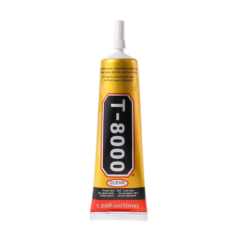 T8000 Multi purpose Adhesive glass touch screen LCD panel frame fixing glue 50ml L41F
T8000 Multi purpose Adhesive glass touch screen LCD panel frame fixing glue 50ml L41F