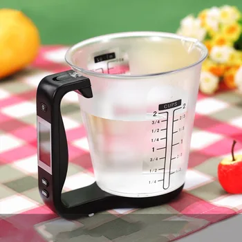 LCD Display Measuring Cup Scales Digital Beaker Libra Electronic Tool Scale Temperature Kitchen Digital Measurement Cups
LCD Display Measuring Cup Scales Digital Beaker Libra Electronic Tool Scale Temperature Kitchen Digital Measurement Cups