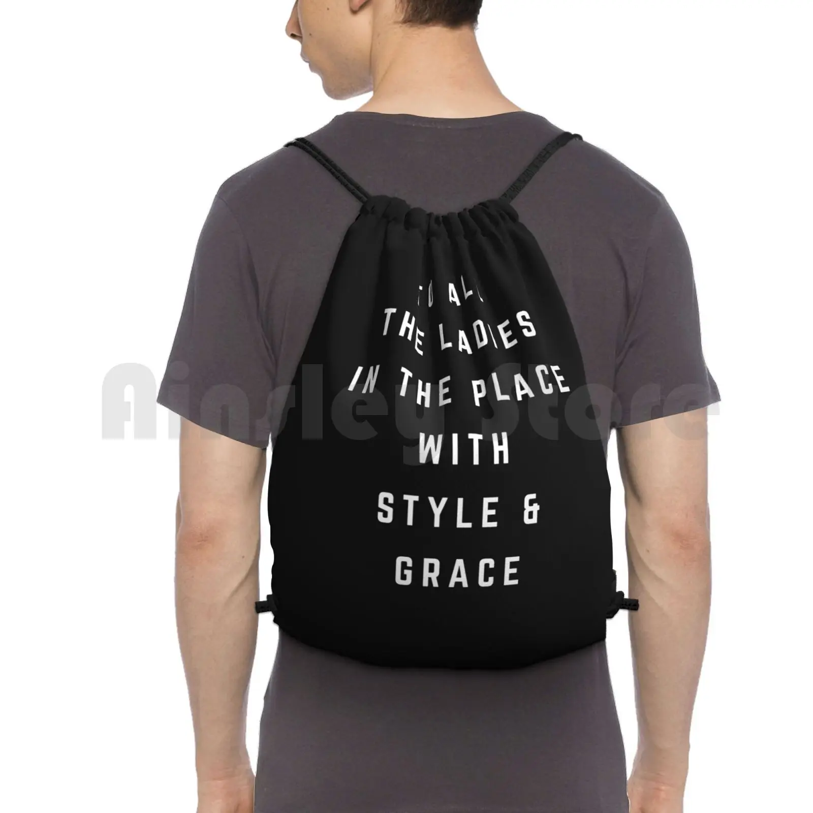 To All The Ladies In The Place With Style And Grace Backpack Drawstring Bags Gym Bag Waterproof Biggie Big Poppa
To All The Ladies In The Place With Style And Grace Backpack Drawstring Bags Gym Bag Waterproof Biggie Big Poppa