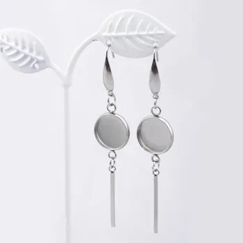 6pcs Stainless Steel Cabochon Earrings Base 12mm 16mm 18mm Dia Blanks Diy Women Drop Earrings For Jewelry Making Accessories
6pcs Stainless Steel Cabochon Earrings Base 12mm 16mm 18mm Dia Blanks Diy Women Drop Earrings For Jewelry Making Accessories