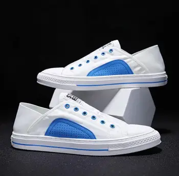 2019 lazy set of foot canvas shoes new breathable casual net red men's shoes wild white shoes
2019 lazy set of foot canvas shoes new breathable casual net red men's shoes wild white shoes