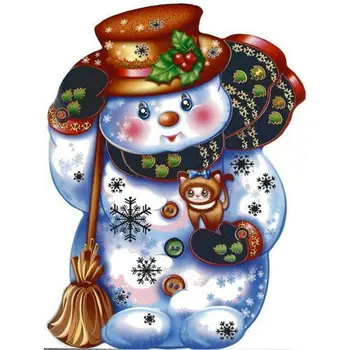 5D DIY Diamond Painting cross stitch snowman Square rhinestone Diamond Embroidery Needlework,diamond pattern stickers
5D DIY Diamond Painting cross stitch snowman Square rhinestone Diamond Embroidery Needlework,diamond pattern stickers
