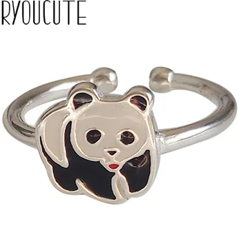 Hot Sale 925 Sterling Silver Panda Ring Female Big Large Retro Vintage Gothic Women Jewelry Rings
Hot Sale 925 Sterling Silver Panda Ring Female Big Large Retro Vintage Gothic Women Jewelry Rings