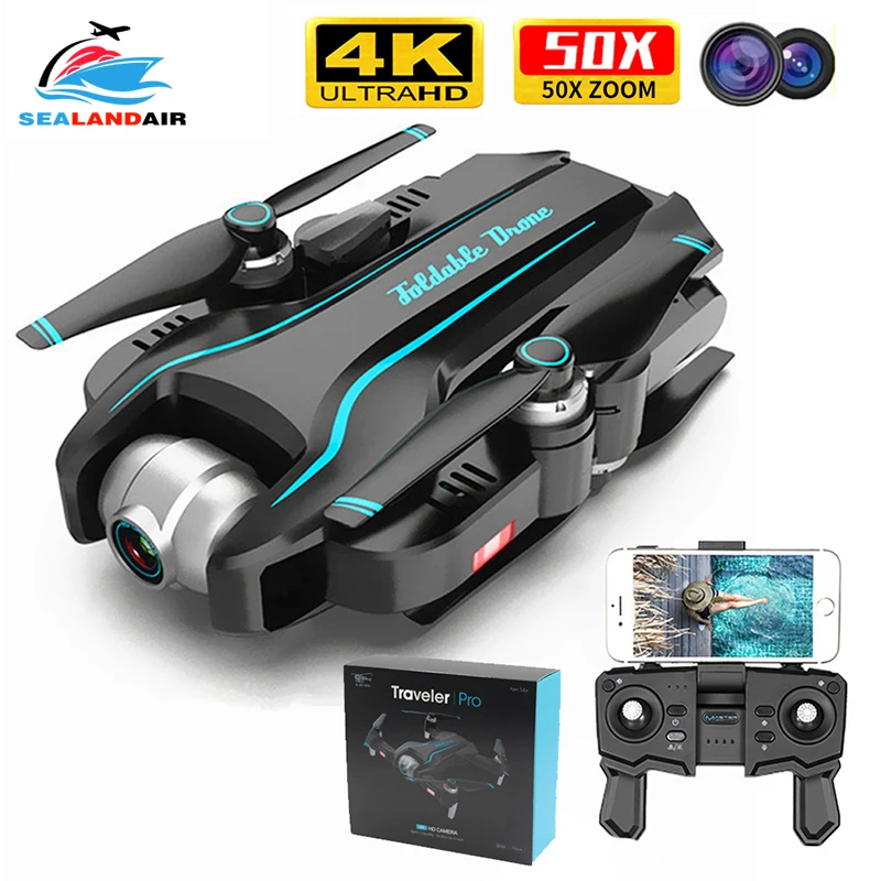 WIFI Drone 4K HD with Adjustable Wide Angle Camera FPV Real Time Aerial Video Foldable Quadrocopter Gesture Photo RC Dron Toys
WIFI Drone 4K HD with Adjustable Wide Angle Camera FPV Real Time Aerial Video Foldable Quadrocopter Gesture Photo RC Dron Toys