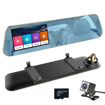 Full HD 1080P Touchscreen Car DVR Dual Cameras Rear View Mirror Night Vision Dash Cam DVR Digital Video Recorder with 32G SD Car
Full HD 1080P Touchscreen Car DVR Dual Cameras Rear View Mirror Night Vision Dash Cam DVR Digital Video Recorder with 32G SD Car