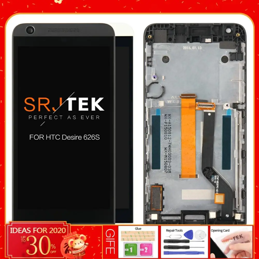 Tested Screen For HTC Desire 626S LCD Screen Display Touch Digitizer Sensor Glass 5“ D626S LCD Frame( Not Suit 626 626G 626PH )
Tested Screen For HTC Desire 626S LCD Screen Display Touch Digitizer Sensor Glass 5“ D626S LCD Frame( Not Suit 626 626G 626PH )