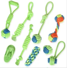 Jouets pour animaux de compagnie jouets à mâcher pour chien jouets en corde pour chien en coton jouets à mâcher en coton Durable jouets de dentition pour chiot petit à moyen(China)