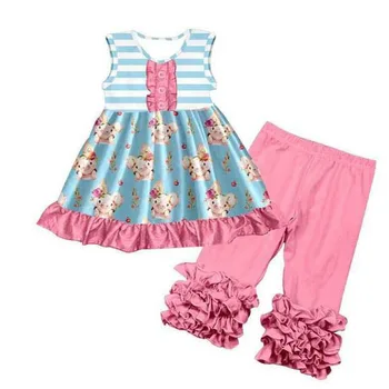 cute piggy baby girl clothing set summer sleeveless stripe animal printed icing pants outfit
cute piggy baby girl clothing set summer sleeveless stripe animal printed icing pants outfit