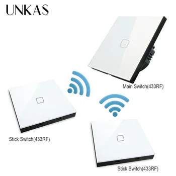 UNKAS EU Standard Luxury Crystal Glass Wall Switch Touch Switch Normal 1 Gang 2 Gang Stick Touch Switch
UNKAS EU Standard Luxury Crystal Glass Wall Switch Touch Switch Normal 1 Gang 2 Gang Stick Touch Switch