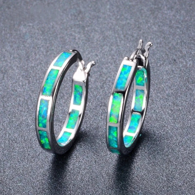 Women Simulated Opal Hoop Earring Gold Skinny Rainbow Laser Earrings Bar Classic Minimal Charming Silver Hoop Earrings Jewelry
Women Simulated Opal Hoop Earring Gold Skinny Rainbow Laser Earrings Bar Classic Minimal Charming Silver Hoop Earrings Jewelry