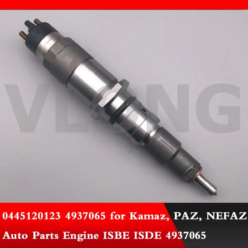 

New Diesel Common Rail Fuel Injector 0 445 120 123 0445120123 for Kamaz PAZ NEFAZ Auto Parts Engine ISBE ISDE 4937065