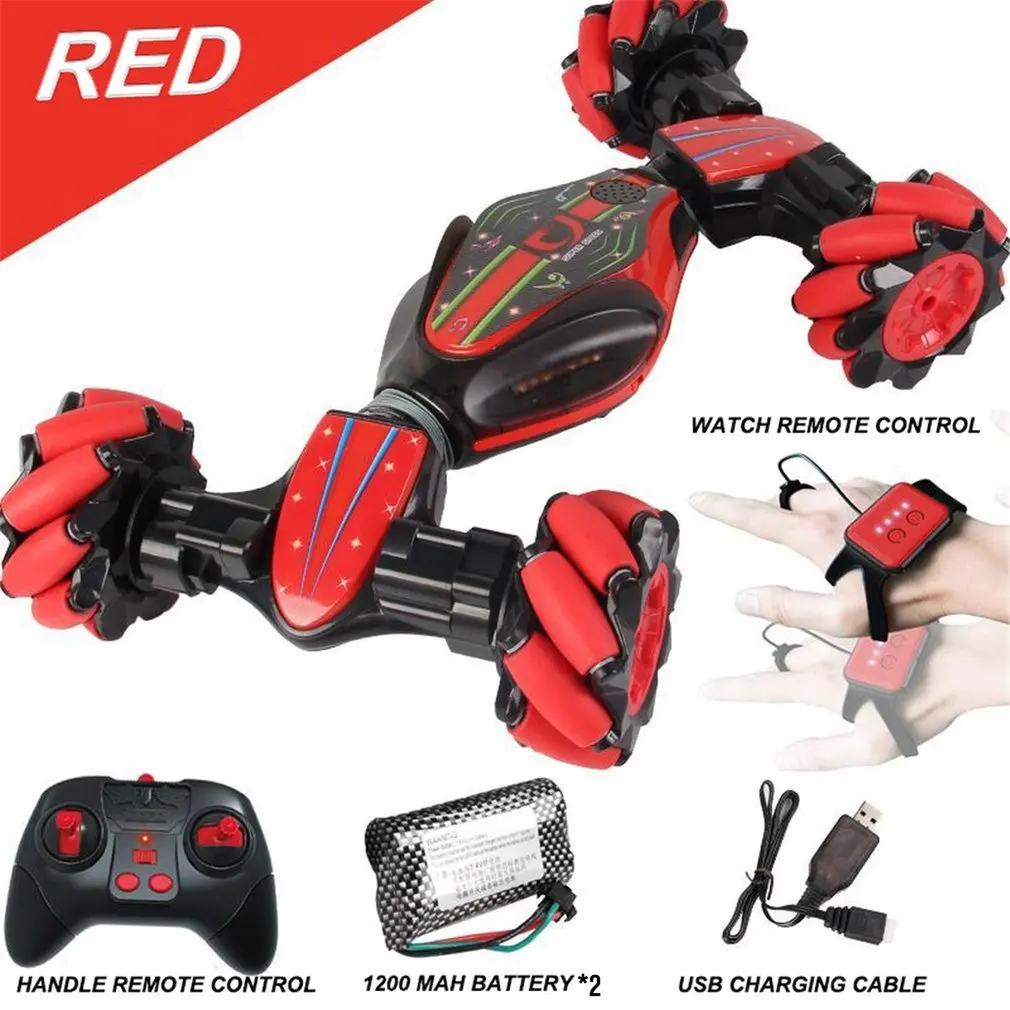 2.4Ghz RC Off-road Stunt Car Amphibious Vehicle With Watch Remote Control Induction for Childrens Toys Gifts
2.4Ghz RC Off-road Stunt Car Amphibious Vehicle With Watch Remote Control Induction for Childrens Toys Gifts