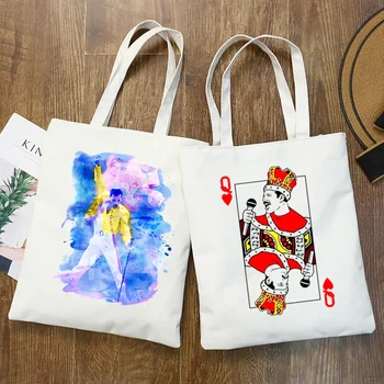 Freddie Mercury The Queen Band Art Rock Hipster Graphic Cartoon Print Shopping Bags Girls Fashion Casual Pacakge Hand Bag 
Freddie Mercury The Queen Band Art Rock Hipster Graphic Cartoon Print Shopping Bags Girls Fashion Casual Pacakge Hand Bag