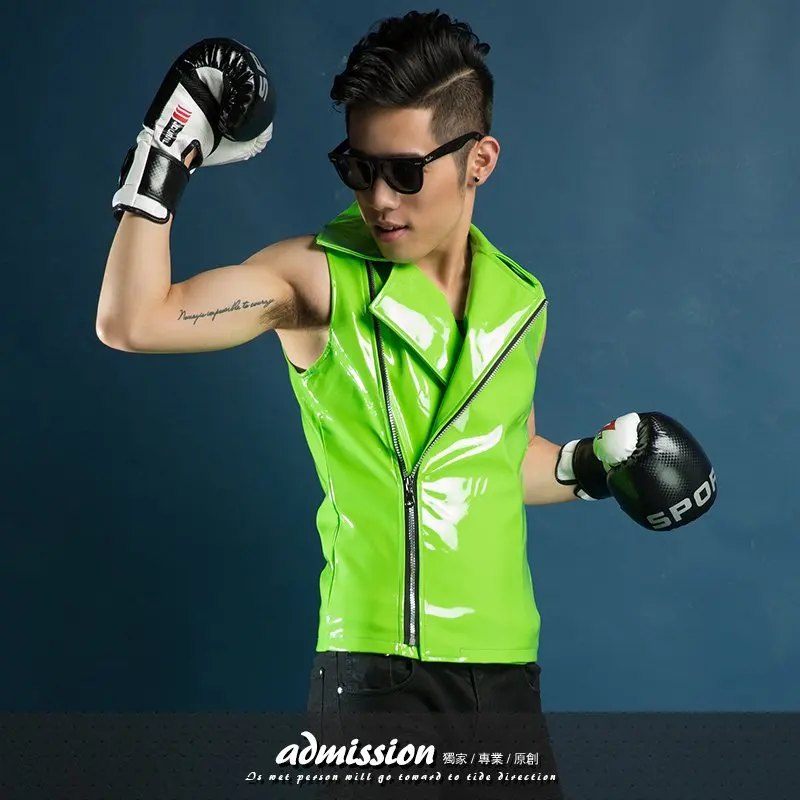 Fashion DJ male singer show coat stage wear personality trend men slim waistcoat trend S-5XL! Plus-size stage costumes
Fashion DJ male singer show coat stage wear personality trend men slim waistcoat trend S-5XL! Plus-size stage costumes