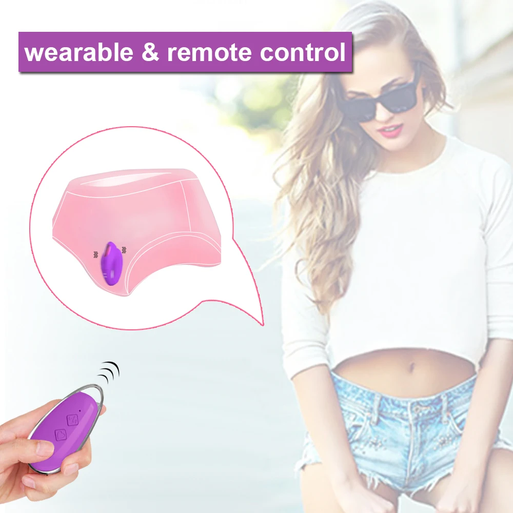 Wireless Remote Control Clitoris Vibrator G Spot Clitoris Stimulator Wearable Panties Dildo Vibrating Sex Toys for Adult Couples Wireless Remote Control Clitoris Vibrator G Spot Clitoris Stimulator Wearable Panties Dildo Vibrating Sex Toys for Adult Couples