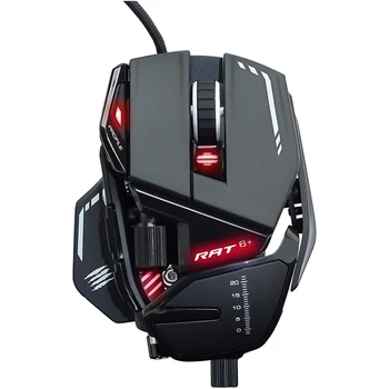 Gaming mouse Mad Catz R.A.T. 8+ black (PMW3389, Omron, USB, 11 buttons, 16000 dpi, RGB backlight)
Gaming mouse Mad Catz R.A.T. 8+ black (PMW3389, Omron, USB, 11 buttons, 16000 dpi, RGB backlight)