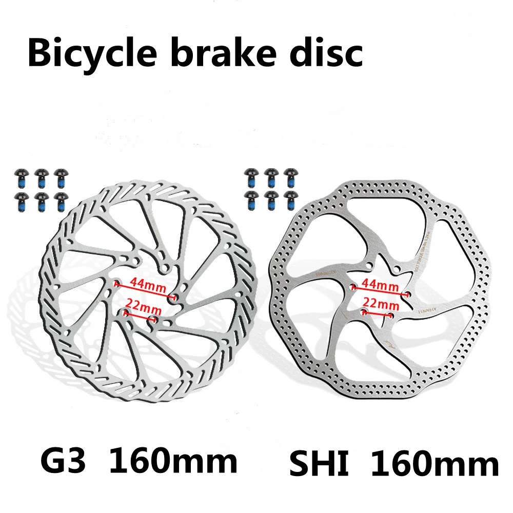 2 Pieces G3/SHI Bike Brake Disc Rotor Bicycle Disc Brake Disc With 12 Bolts160mm Suitable for MTB Mountain Road Bicycle
2 Pieces G3/SHI Bike Brake Disc Rotor Bicycle Disc Brake Disc With 12 Bolts160mm Suitable for MTB Mountain Road Bicycle