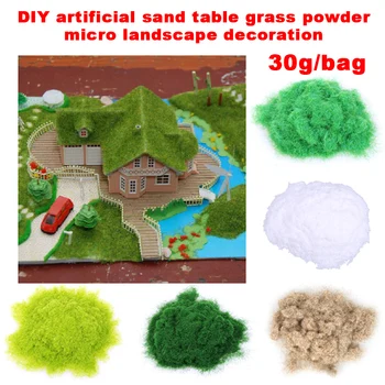 5 Color 30g/Bag Simulation Grass Powder Sandbox Powder Fashionable Micro Landscape DIY Accessories Craft Beautiful Miniatures
5 Color 30g/Bag Simulation Grass Powder Sandbox Powder Fashionable Micro Landscape DIY Accessories Craft Beautiful Miniatures