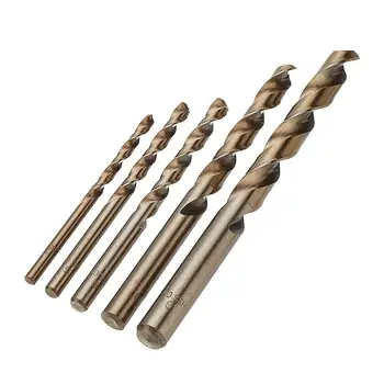 5Pcs Set High Quality 4-10mm Cobalt Drill Bit Set Mini twist Drill Bit Woodworking Metal Hole Grooving Drill Saw Carpenter Tools
5Pcs Set High Quality 4-10mm Cobalt Drill Bit Set Mini twist Drill Bit Woodworking Metal Hole Grooving Drill Saw Carpenter Tools