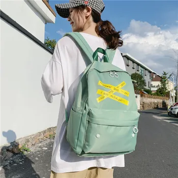 Backpack Women Bookbag 2019 New Fashion Female Students Girls School Bag Letters Canvas Cute Backpacks Shoulder Bags
Backpack Women Bookbag 2019 New Fashion Female Students Girls School Bag Letters Canvas Cute Backpacks Shoulder Bags