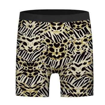 New Men's Middle Waist Underpants Leopard 3D Sexy Underwear Convex Design Men Boxer Shorts Male Panties Polyester Breathable
New Men's Middle Waist Underpants Leopard 3D Sexy Underwear Convex Design Men Boxer Shorts Male Panties Polyester Breathable