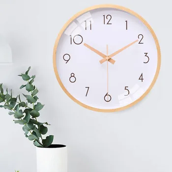 Modern Minimalist Wood Watch Creative Art Nordic Wall Clock Circular Logs Silent Quartz Watch
Modern Minimalist Wood Watch Creative Art Nordic Wall Clock Circular Logs Silent Quartz Watch