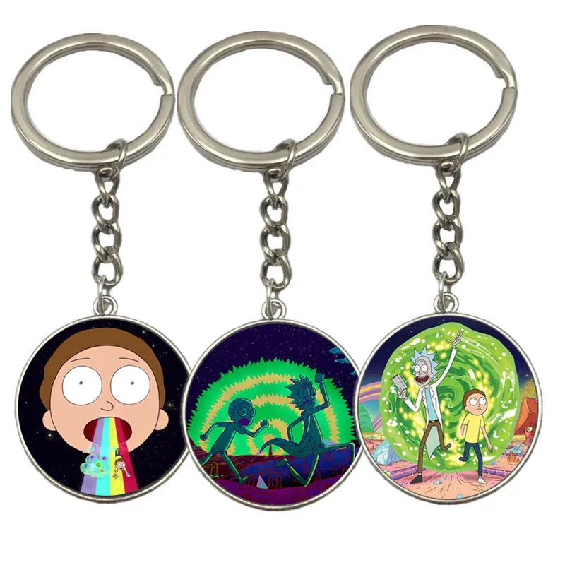Anime Rick and Morty Keychain Cosplay Prop Accessories Funny Rick e Morty Metal Key Ring Rick Key Chain Pendant Christmas Gifts
Anime Rick and Morty Keychain Cosplay Prop Accessories Funny Rick e Morty Metal Key Ring Rick Key Chain Pendant Christmas Gifts