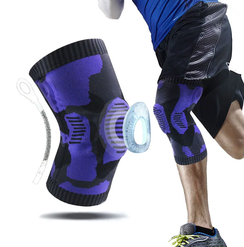 1 PC Patella Knee Protector Silicone Spring Brace Knee Pad Sports Basketball Running Compression Elastic Knee Sleeve Support
1 PC Patella Knee Protector Silicone Spring Brace Knee Pad Sports Basketball Running Compression Elastic Knee Sleeve Support