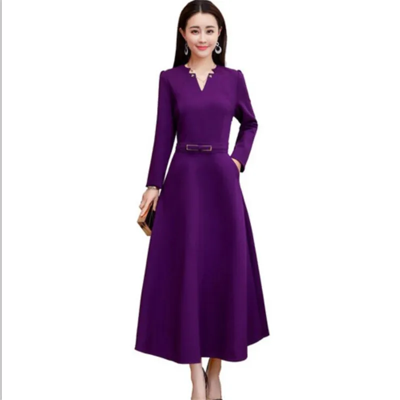 Plus Size Dresses 2019 Spring New Arrival Plus Size M-3XL Leisure V Collar Long Sleeve Woman Long Dress E469
Plus Size Dresses 2019 Spring New Arrival Plus Size M-3XL Leisure V Collar Long Sleeve Woman Long Dress E469
